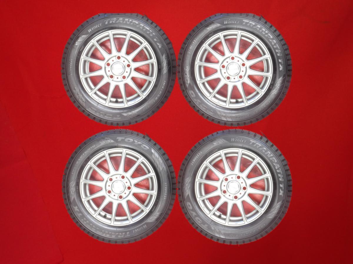 スタッドレス 12スポークタイプ1P+トーヨーウィンタートランパスTX 195/65R15 9.5分山★ヴォクシーノアに！stwt15_画像1