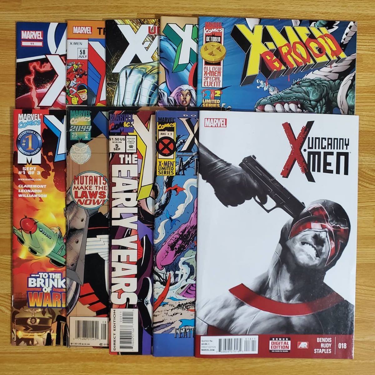 全国無料2023 ヤフオク! - アメコミ MARVEL COMICS X-MEN 4冊セット