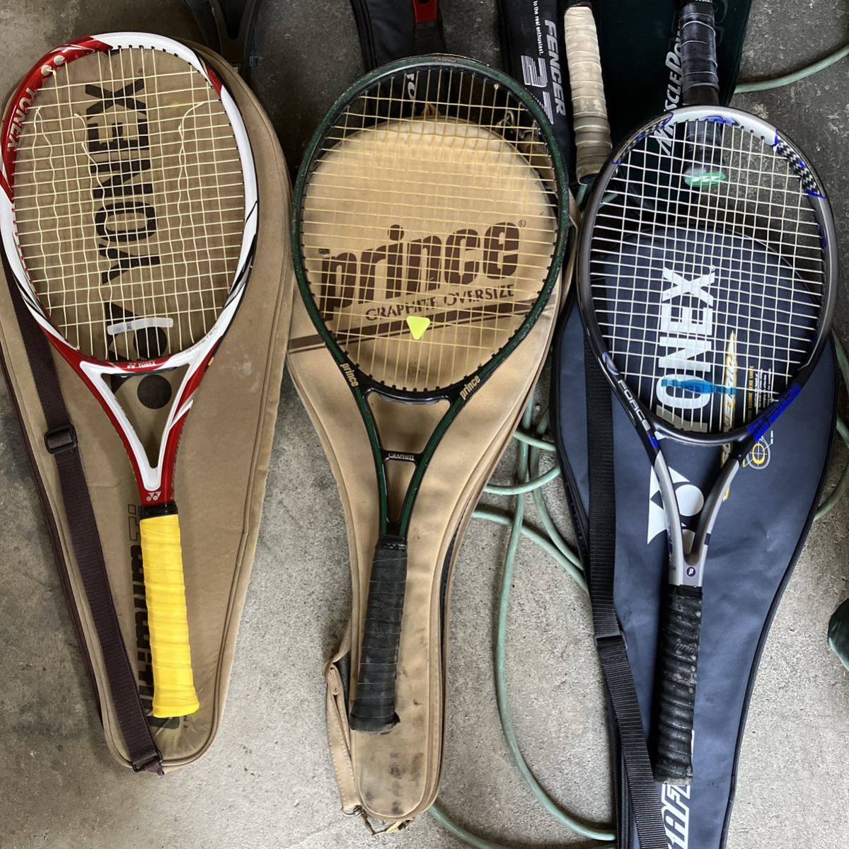 テニスラケット 硬式7本  ブリヂストン ミズノ プリンス ビンテージ