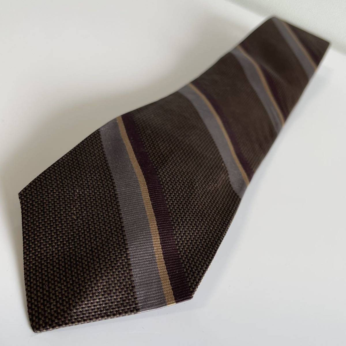POLO by RALPH LAUREN( Polo bai Ralph Lauren ) Brown полоса галстук 