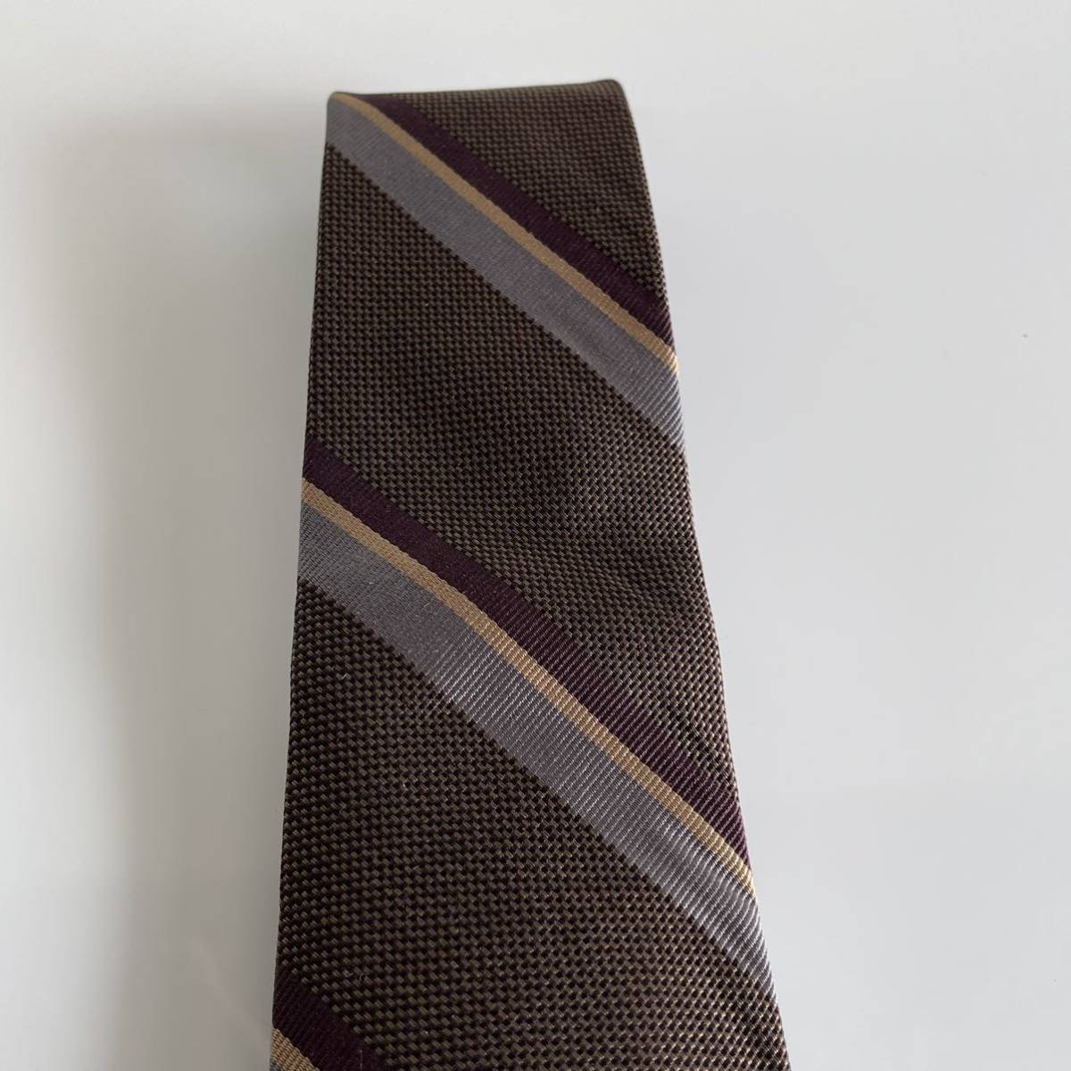POLO by RALPH LAUREN( Polo bai Ralph Lauren ) Brown полоса галстук 
