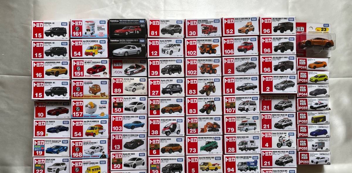 逆輸入 トミカ 通常販売中分(初回有)+廃番分 158台 まとめ売り バラ