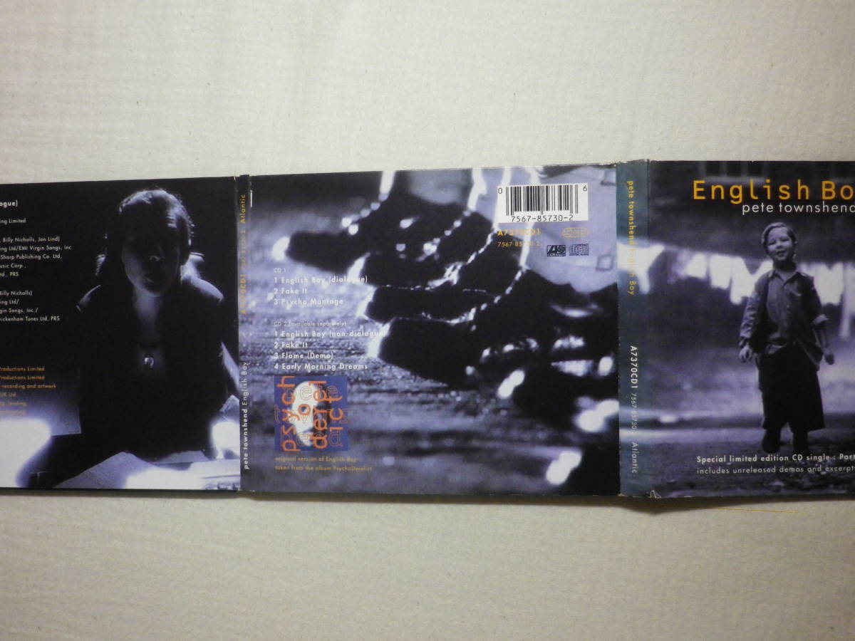 『Pete Townshend/English Boy(1993)』(2CDセット,特殊ケース仕様,Atlantic A737CD1 & 2,輸入盤,The Who)_画像5