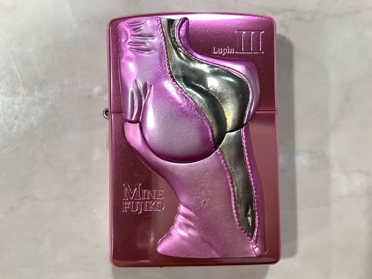 8610 1円〜 未使用保管品《Zippo/ジッポ》 ルパン三世 峰 不二子★Bullet Mark/バレットマーク 3000個限定★希少 レア コレクション_画像3