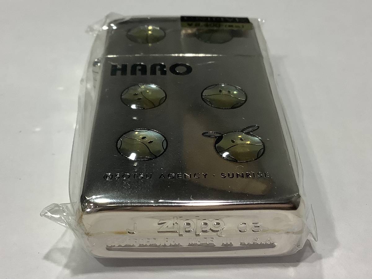 1円〜 未使用保管品 ZIPPO ジッポー HARO ハロ 単色 スリムタイプ 2003年製_画像2