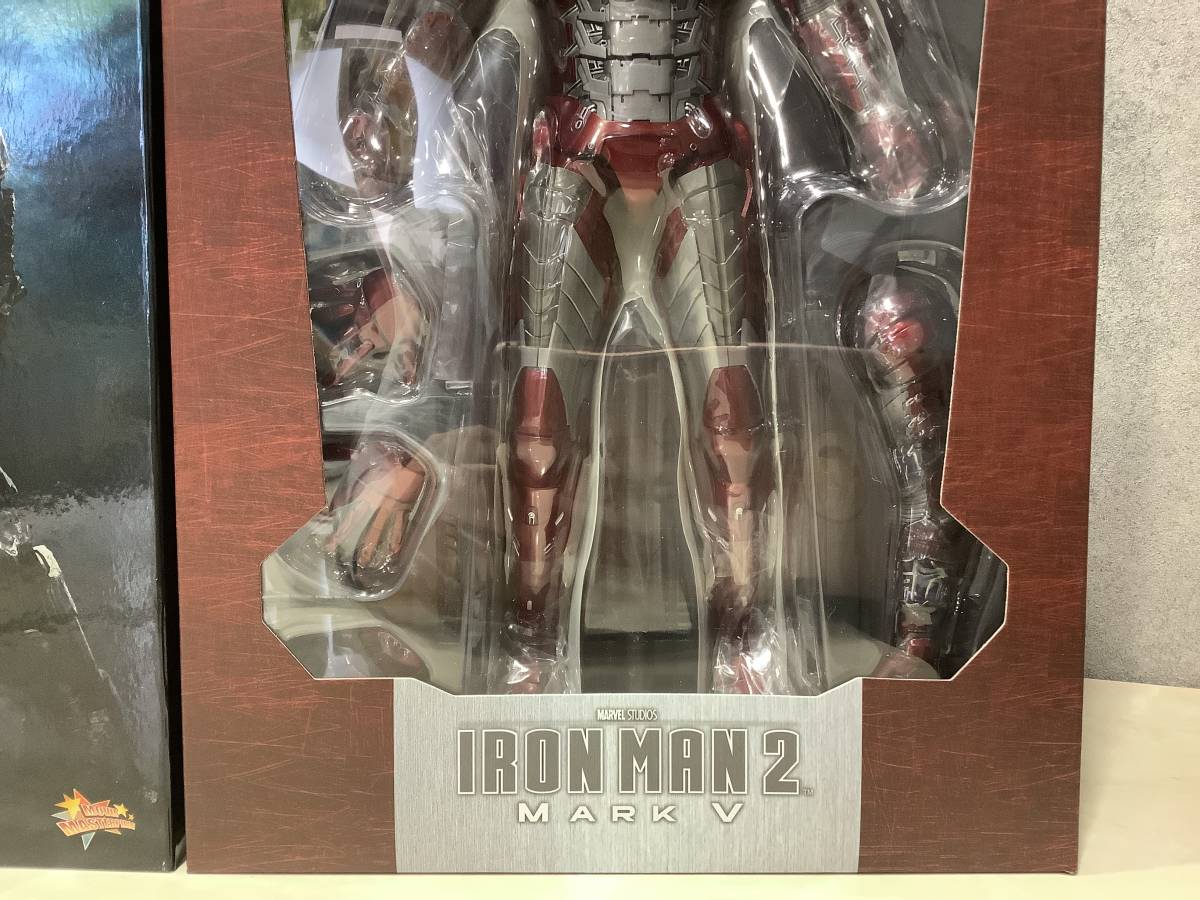 8763 1円〜 未開封保管品 MARVEL マーベル IRON MAN 2 アイアンマン2 MARK V マーク5 ホットトイズ ムービー・マスターピース フィギュア_画像6