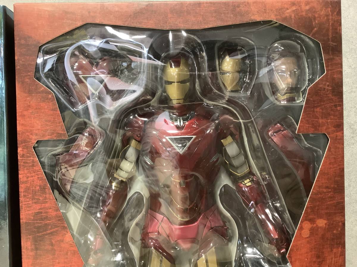 8765 1円〜 未開封保管品 ホットトイズ ムービー・マスターピース 1/6 MMS 132 IRON MAN 2 アイアンマン MARK VI_画像4