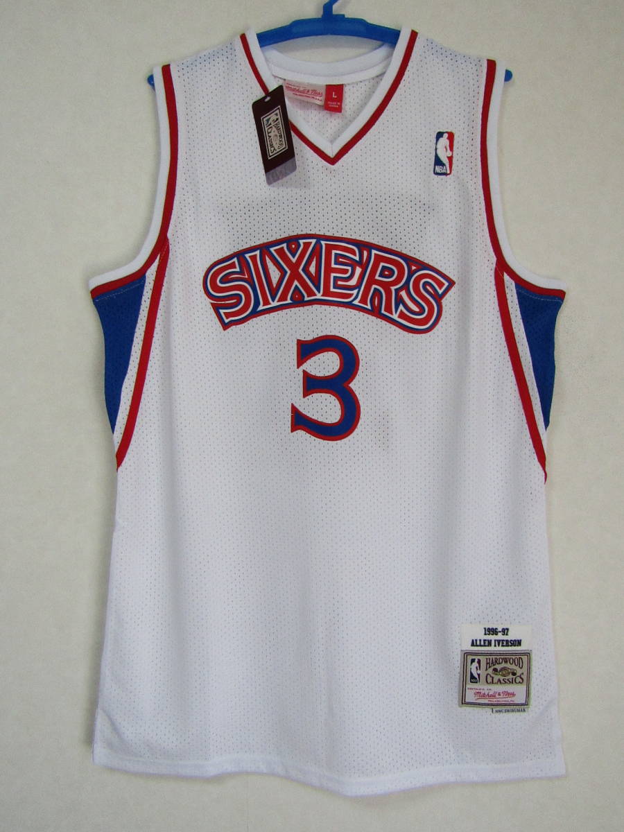 未使用品】 NBA 76ers IVERSON #3 アレン・アイバーソン セブンティ