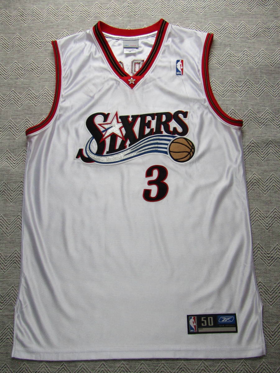 美品】 NBA 76ers IVERSON ＃3 アレン・アイバーソン SXERS