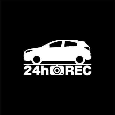 [do RaRe ko] Honda Vezel [RU series ] previous term model 24 hour video recording middle sticker 