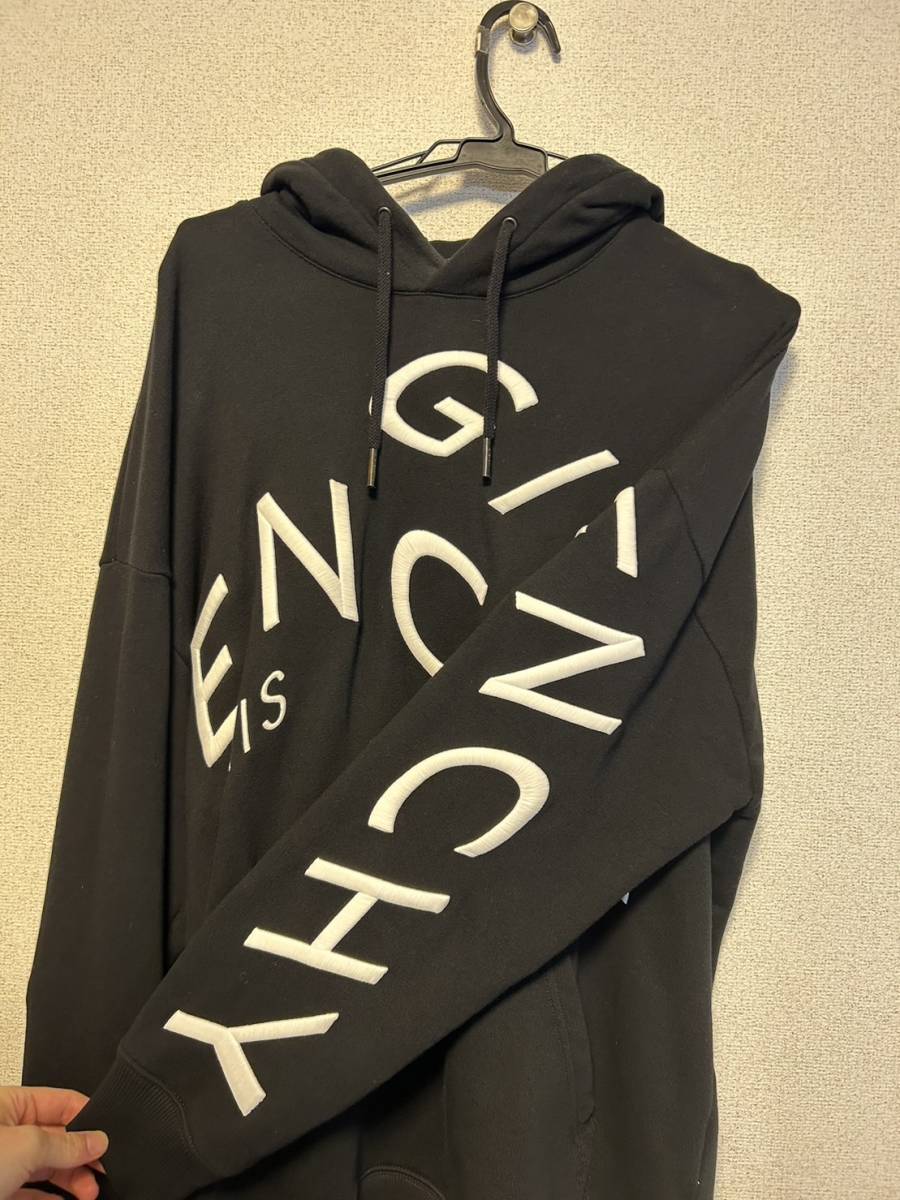 GIVENCHY】ジバンシィ『ロゴ スウェットプルオーバーパーカー sizeS