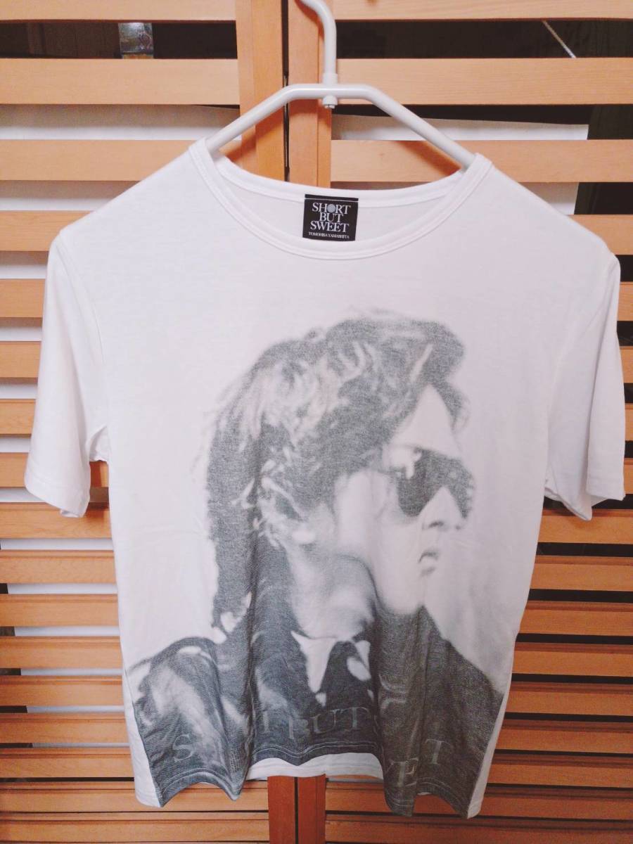 送料520円！ 貴重 山ピー 山下智久　Tシャツ 2枚セット TOMOHISA YAMASHITA　ツアー半袖Tシャツ　ホワイト/グレー　サイズM相当　男女兼用_画像5