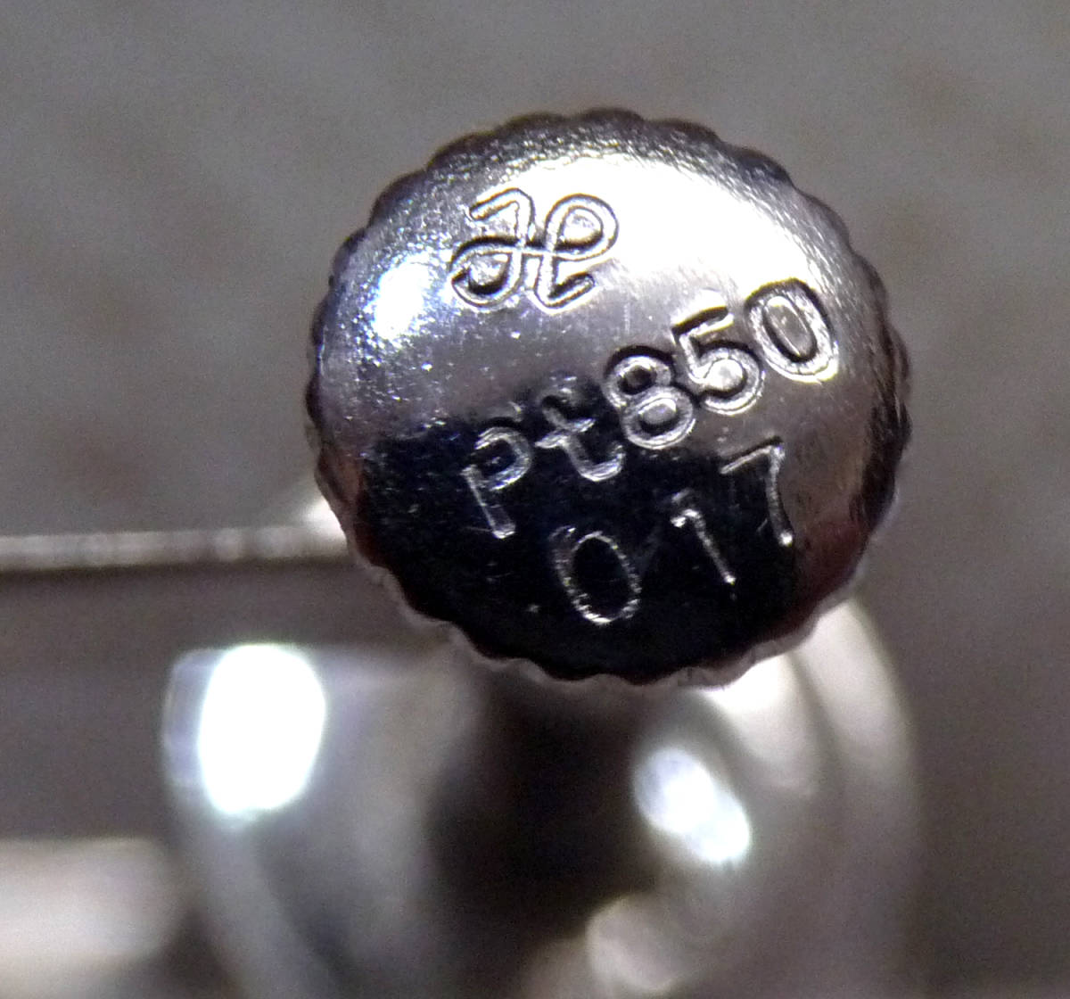  натуральный бриллиант использование 0.17ct платина 850 серьги 1 шт продажа б/у как есть Pt850