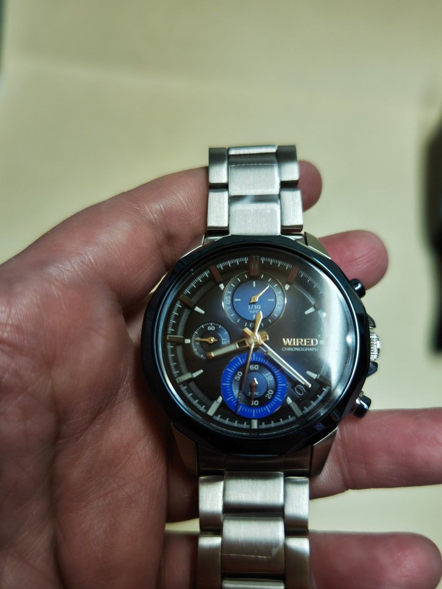 SEIKO WIRED 未使用 クォーツ クロノグラフ腕時計 