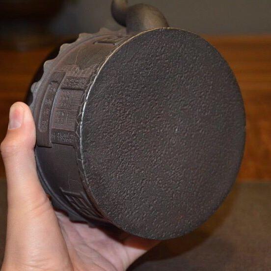 あなたにおすすめの商品 希少新品!鉄の缶鋳造鉄のお茶の専用の漆の層のない湯沸かの手製 鉄瓶