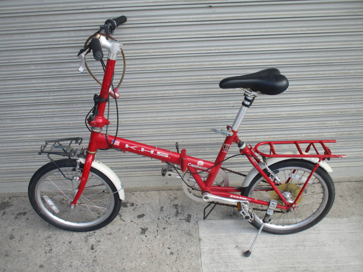Yahoo!オークション - KHS Cappuccino 18インチ 折りたたみ自転車 Yahoo!オークション - KHS Cappuccino 18インチ 折りたたみ自転車