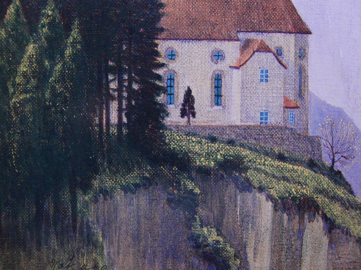 中根 寛、「丘の教会」、希少画集・額装画、日本製・新品額縁にて額装致します 2025年最新】Yahoo!オークション -中根寛の中古品・新品・未使用