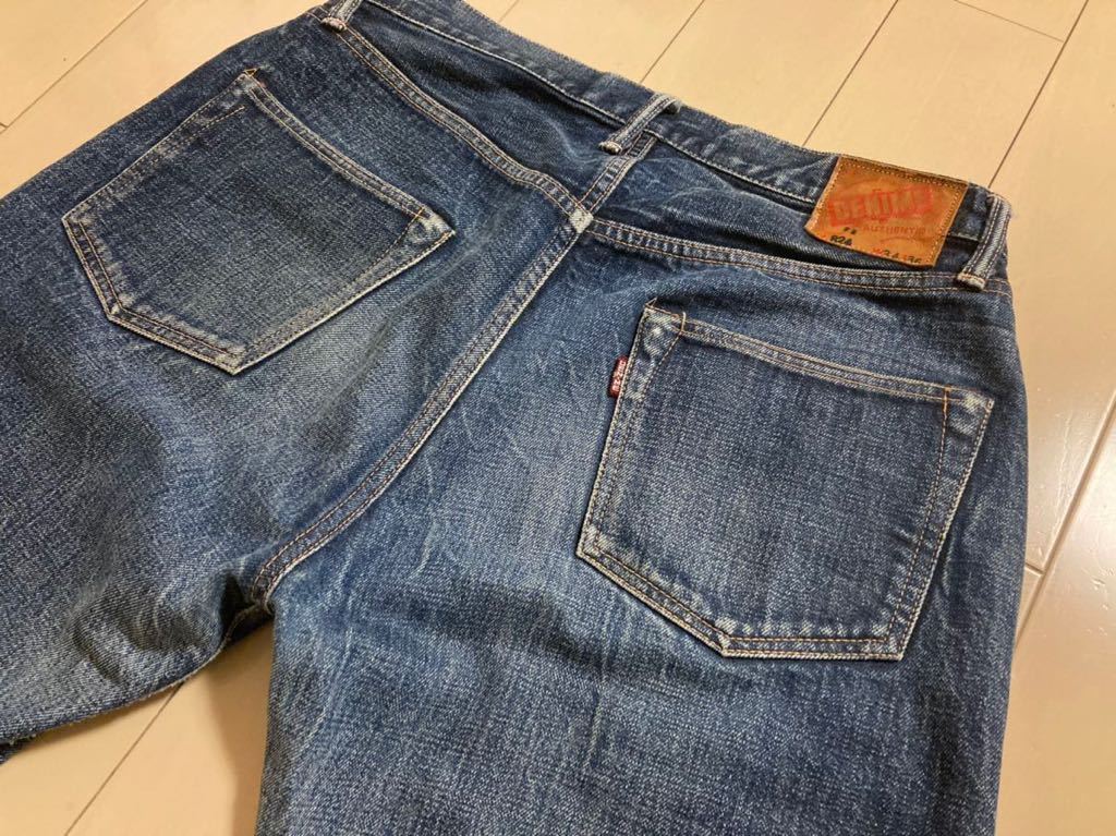送料無料 良品 濃紺 DENIME W34 オリゾンティ XXドゥニーム 赤 送料無料 良品 濃紺 DENIME W34 オリゾンティ XXドゥニーム 赤