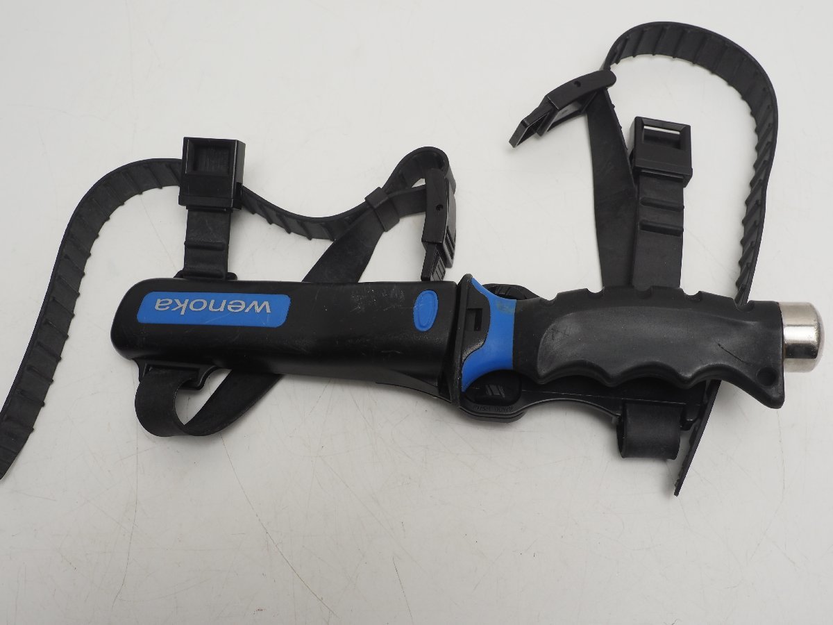 USED Wanoka Hammer attaching diver knife total length :25.8cm rank :A scuba diving supplies [P52915]