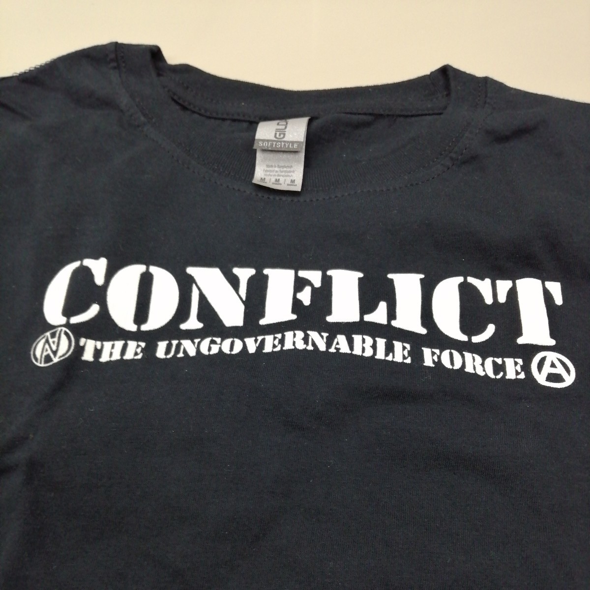 C04 バンドTシャツ　コンフリクト　CONFLICT ロゴT_画像3