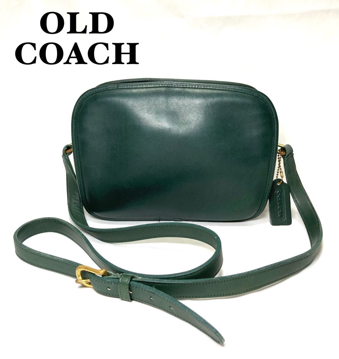 希少・美品】COACH オールドコーチ ショルダーバッグ スクエア 希少・美品】COACH オールドコーチ ショルダーバッグ スクエア