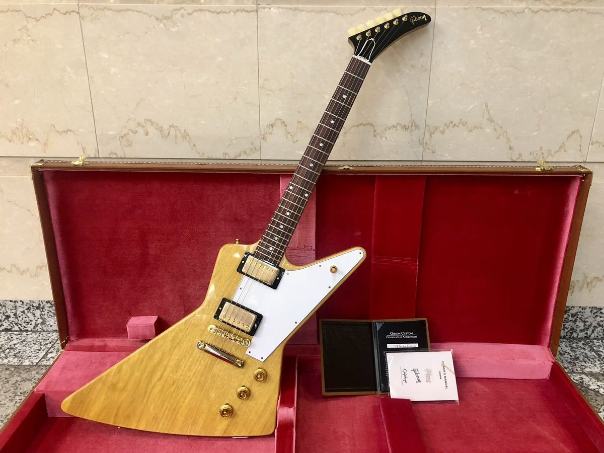 入手困難 未使用 2021 GIbson Custom Shop 1958 Korina Explorer