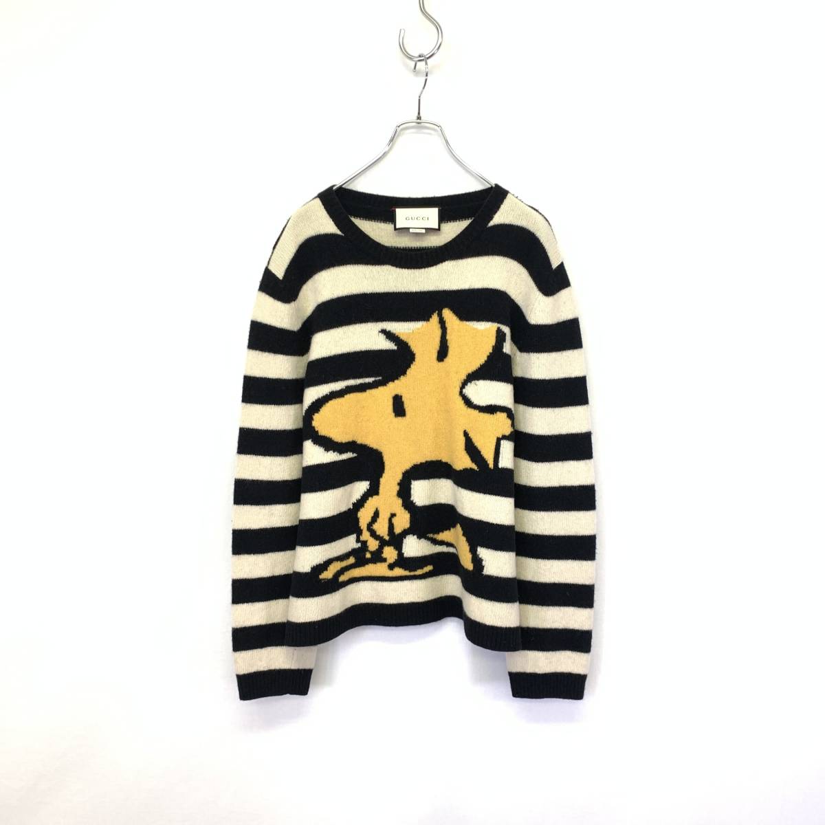 GUCCI × SNOOPY グッチ ウッドストック ボーダー ウール ニット