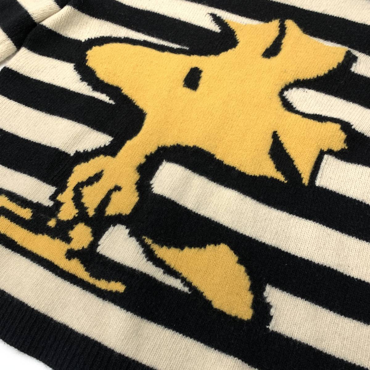 GUCCI × SNOOPY グッチ ウッドストック ボーダー ウール ニット