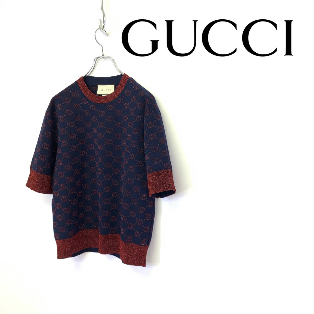 今季一番 GUCCI グッチ グッチ ニット セーター GG総柄 GUCCI ジャ