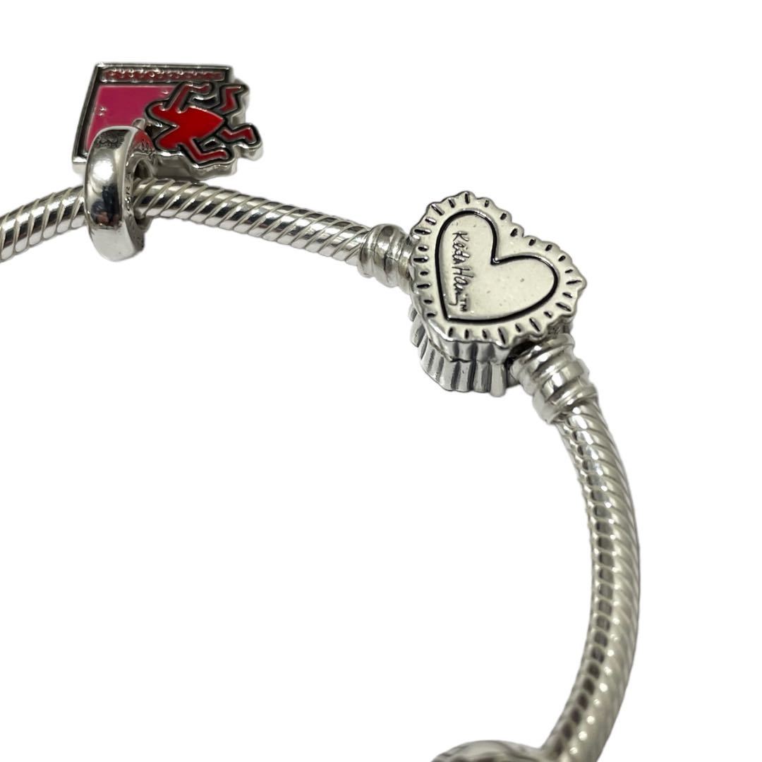 総額84700円【新品】KeithHaring x Pandora チャーム付き ブレスレット