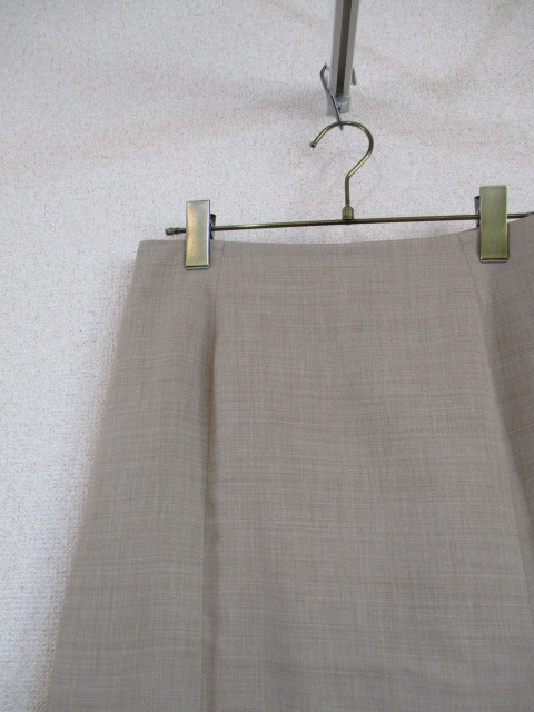 бежевый длинный узкая юбка (USED)32418