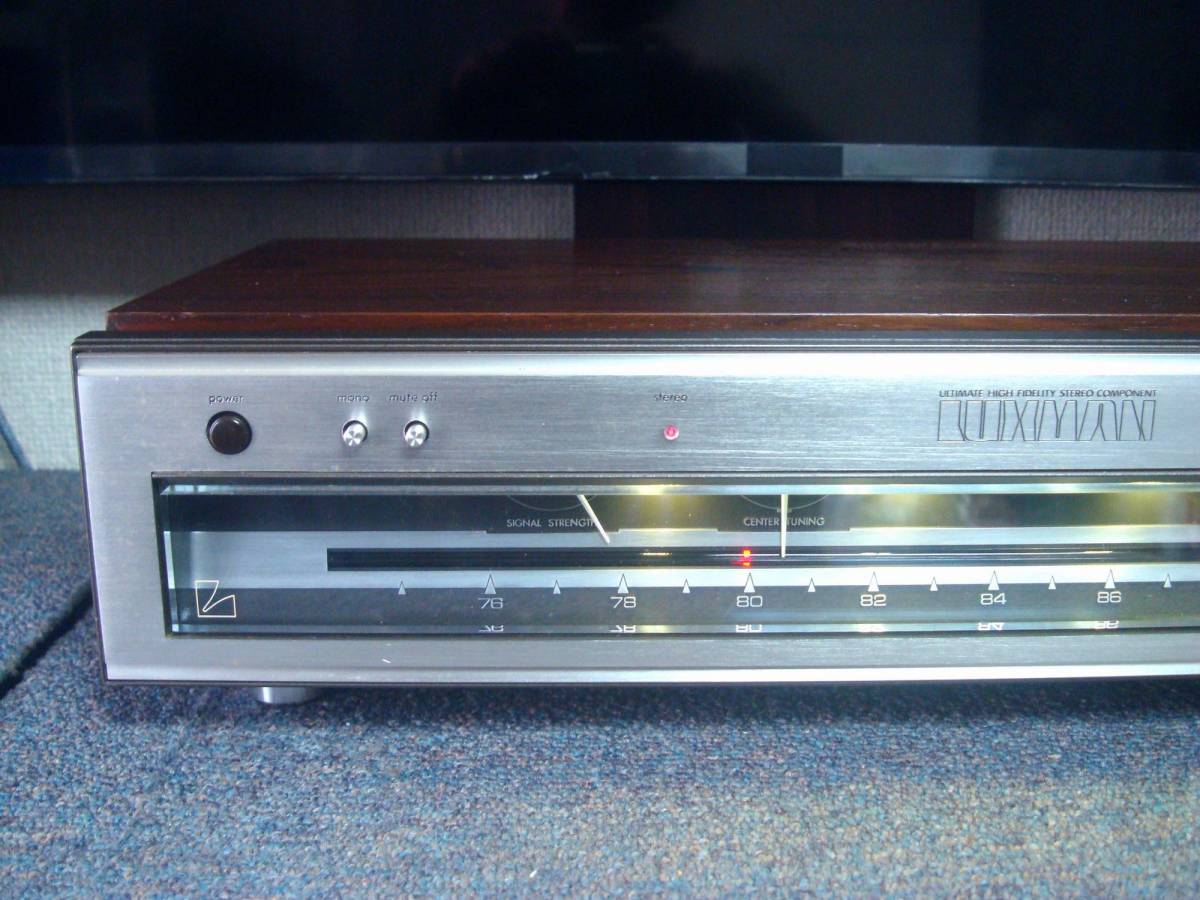 5連バリコン FM専用チューナー LUXMAN T-110 メンテナンス 調整済完動