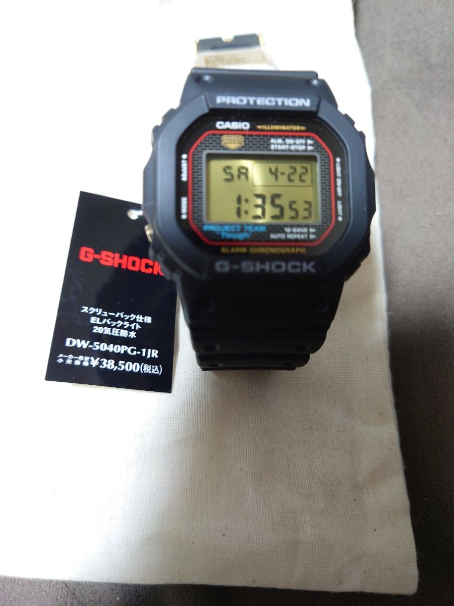 G-SHOCK 40th Anniversary 40周年記念DW-5040PG-1JR 国内正規品 タグ付