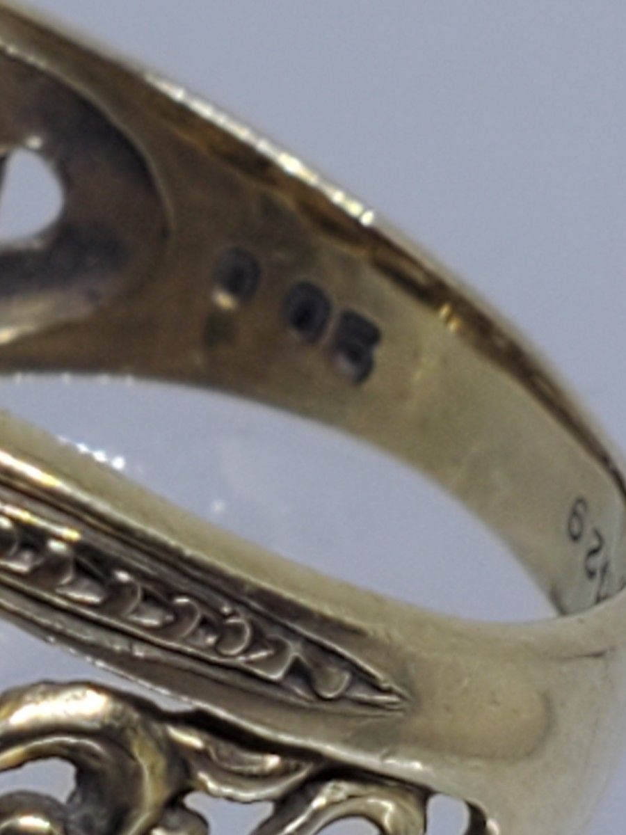 K18 オーバル ルビー 透かしリング アンティーク | alfasaac.com