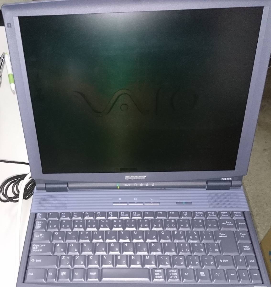 SONY VAIO PCG-F50A Windows98SE ジャンク_液晶が映りません。