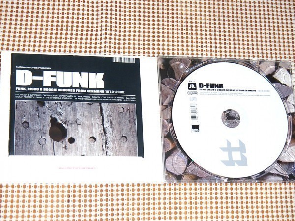 D-Funk (Funk Disco & Boogie Grooves From Germany 1972-2002) 独産 クラウト ファンク ブギー 好コンピ/ Fehlfarben Ganymed Discotizer