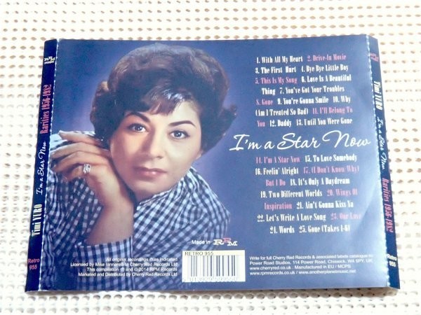 廃盤 Timi Yuro ティミ ユーロ I'm A Star Now Rarities 1956-1982 / RPM Records /US 女性 ブルー アイド ソウル シンガー 25曲入良ベスト