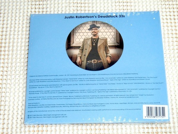 未開封 2CD Justin Robertson's Deadstock 33s ジャスティン ロバートソン Everything Is Turbulence Remixed / Skint / UK クラブ界 重鎮