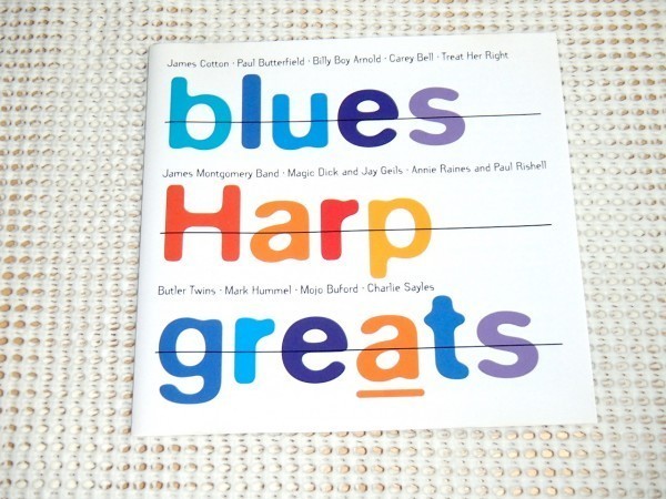 廃盤 Blues Harp Greats / James Cotton Charlie Sayles George Mojo Buford Carey Bell James Montgomery Band 等収録 ブルース コンピ