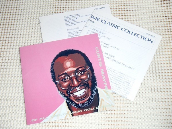 初期廃盤 Curtis Mayfield カーティス メイフィールド Of All Time Classic Collection / Move On Up 等収録 通な選曲良ベスト CECC 00255_画像1