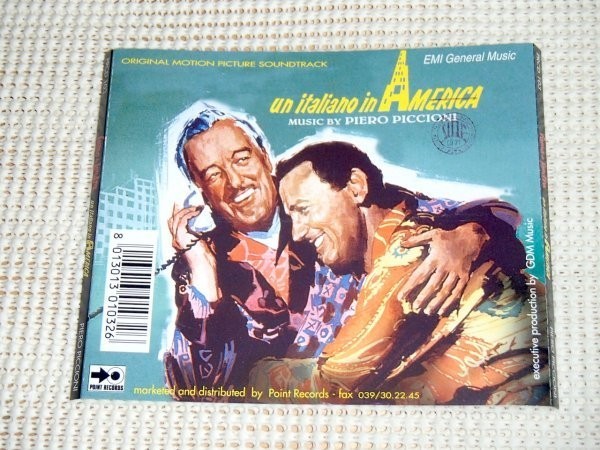 廃盤 2in1 Piero Piccioni ピエロ ピッチオーニ Fumo Di Londra ロンドンの煙 + Un Italiano In America / Alberto Sordi 伊名画 サントラ