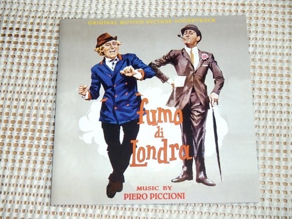 廃盤 2in1 Piero Piccioni ピエロ ピッチオーニ Fumo Di Londra ロンドンの煙 + Un Italiano In America / Alberto Sordi 伊名画 サントラ