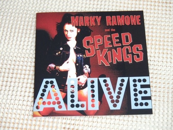 廃盤 Marky Ramone And The Speed Kings マーキー ラモーン Alive / RAMONES dust 等で活躍 ドラマー / Dominiek Decandt ( Whydads )等