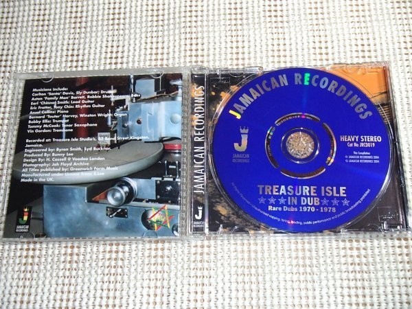 廃盤 Treasure Isle In Dub /Bunny Lee 音源 トレジャーアイル レア ダブ 集 Sly ＆ Robbie Chinna Smith Tommy McCook 等 The Aggrovators