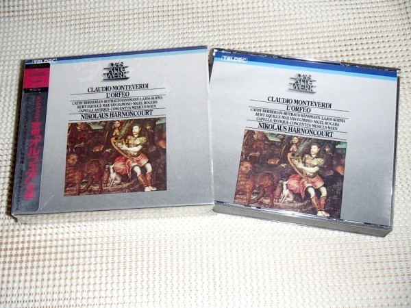 超目玉】 モンテヴェルディ 2CD 西独初期廃盤 歌劇 WERK ALTE DAS
