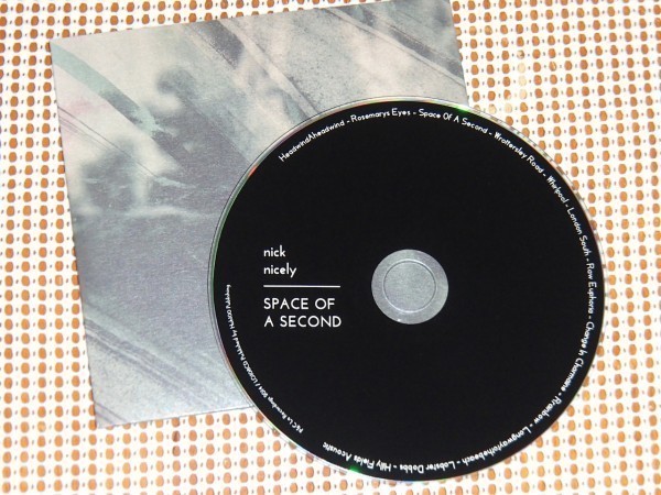 美品 Nick Nicely ニック ナイスリー Space Of A Second / Lo Recordings / サイケ クラウトロック シューゲイザー UK シンセポップ 良作_画像2