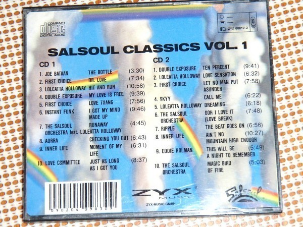 廃盤 2CD Salsoul Classics Vol. 1 / サルソウル 20曲入良質コンピ/ Joe Bataan Instant Funk Loleatta Holloway Ripple Skyy Aurra 等収録