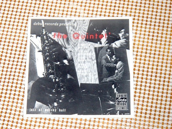 US初期 廃盤 The Quintet Jazz At Massey Hall / Charlie Parker Mingus Max Roach Bud Powell Dizzy Gillespie 巨人豪華共演 ミンガス_画像1