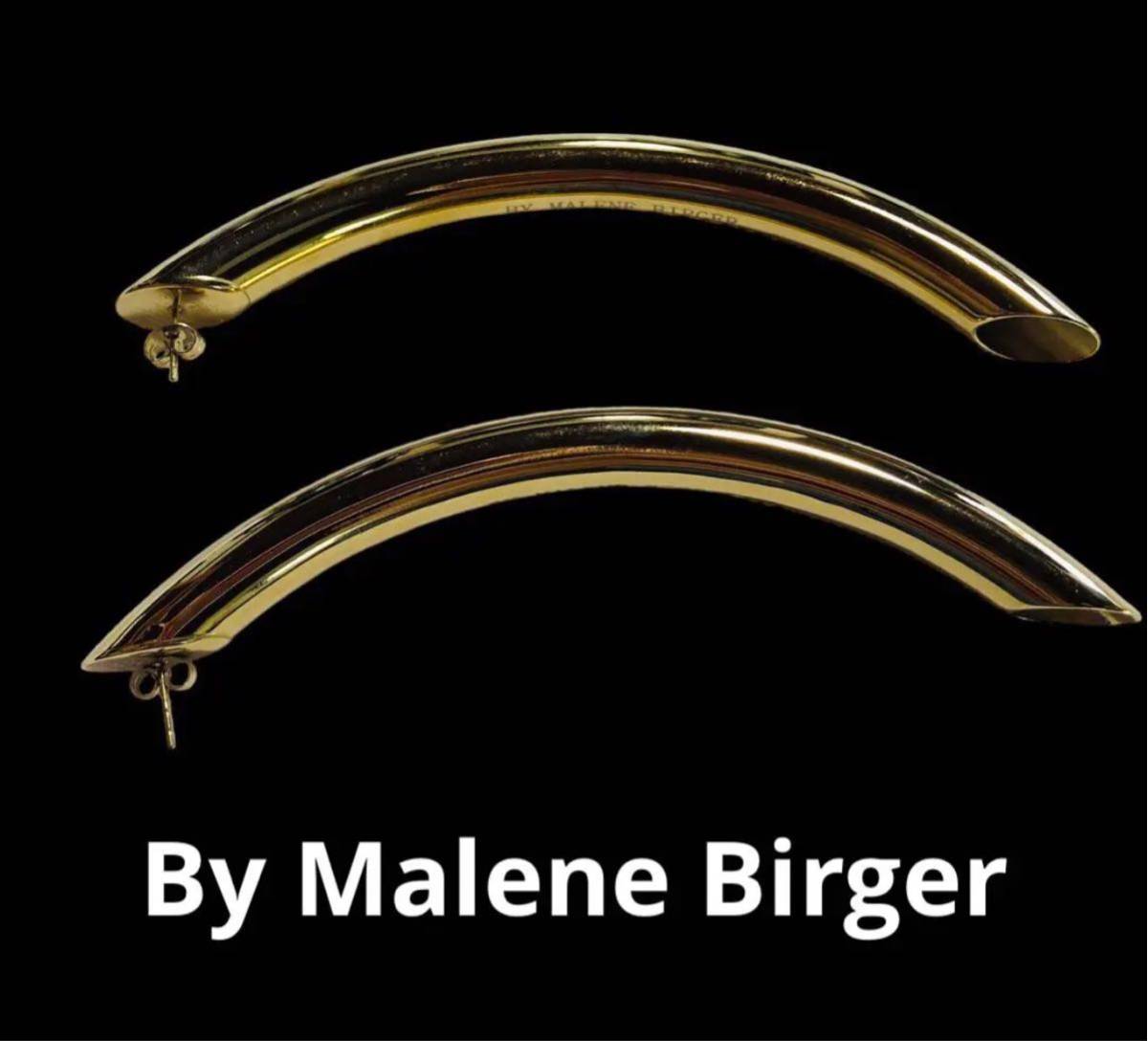By Malene Birger バイマレーネビルガー ロングピアス ゴールド