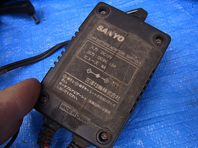 サンヨー SANYO 地デジチューナー NVP-DTA16NF B-CASカード リモコン付き 動作品 管H0401-12の画像7